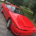 1989 Toyota Supra Hatchback Red RWD Automatic SPORT ROOF