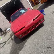 1989 Toyota Supra Hatchback Red SPORT ROOF