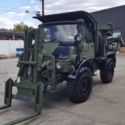 1989 UNIMOG NO RESERVE, only 110 miles, RUNS PERFECTLY, CRANE/FORKLIFT EQUIPED