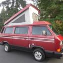 1989 VW Vanagon Westfalia Camper Rebuilt motor Extras Low Miles Very Nice!