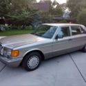 1990 560-SEL Smoke Silver Mercedes Benz 4 Door Sedan with Sunroof 560SEL