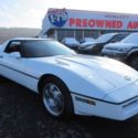 1990 90 CORVETTE CONVERTIBLE REMOVABLE HARDTOP RED LEATHER 6 SPEED MANUAL BOSE