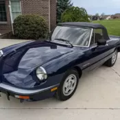 1990 Alfa Romeo Spider Veloce NO RESERVE West Coast Car in Excellent Condition