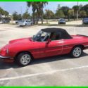 1990 Alfa Romeo Veloce Convertible 2.0L Gasoline Engine Manual Trans LOW MILES
