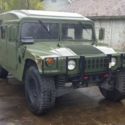 1990 AM General M998 HMMWV Hummer H1 Humvee Helmet Top Military Vehicle On Road