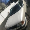 1990 audi 90 4dr white stick shift 5 speed black interior