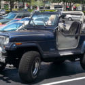 1990 Blue Jeep Wrangler Laredo, 4.2L Engine, 5-Speed Manual