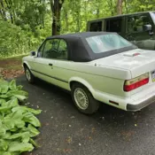 1990 BMW 325i Convertible White IC AUTOMATIC