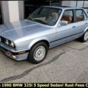 1990 BMW 325i E30 SEDAN! RUST-FREE ORIGINAL CALIFORNIA CAR WITH RARE 5 SPEED!
