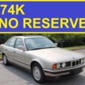 1990 BMW 525I MUST SEE LOW MILES!!! MUST SEE! NO RESERVE!! 5 SERIES E34 MERCEDES