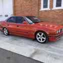 1990 BMW 535i Sedan Red RWD Automatic I AUTOMATIC