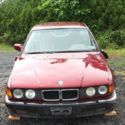 1990 BMW 735iL and Car Dolly