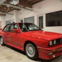 1990 BMW M3 Sedan Red RWD Manual
