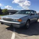 1990 Buick Century Custom 3.3L V6 FWD Blue Sedan Cloth No Reserve