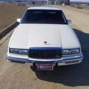 1990 Buick Riviera White