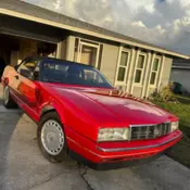 1990 Cadillac Allante Red