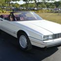 1990 CADILLAC ALLANTE WHITE DIAMOND NO RUST BOTH TOPS CLEAN CARFAX FL CAR BID!!!