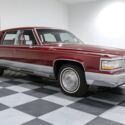 1990 Cadillac Brougham  50698 Miles Dark Red Sedan 8 Cylinder Engine 5.7L/350 Au