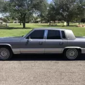 1990 Cadillac Brougham, 54K Miles, Gray, Clean Title & Carfax, 2nd Owner, EXC