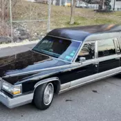 1990 Cadillac Brougham Black RWD Automatic HEARSE