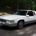 1990 Cadillac Coupe Deville White Chrome Caddy All Original only 82K Gold Key