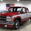 1990 Chevrolet 1-Ton Pickup Silverado 3500 Dually 88970 Miles Dark Red Pickup Tr