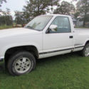 1990 Chevrolet 1500 stepside Z71 Short Bed 4x4 White Pickup Truck