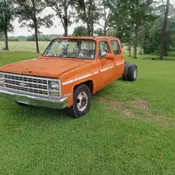 1990 Chevrolet 3+3 crew cab dully truck