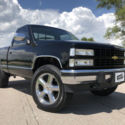 1990 Chevrolet C/K Pickup 1500  157078 Miles Black Pickup Truck 5.7 Liter V8 Aut