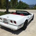 1990 Chevrolet Corvette Convertible L98 V8 Engine White with Red Interior MINT