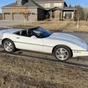 1990 Chevrolet Corvette Convertible White