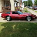 1990 Chevrolet Corvette Hatchback Red RWD Manual