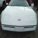 1990 Chevrolet Corvette (White, 5.7L V8 OHV 16V Engine)