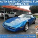 1990 Chevy Corvette  Convertible Laguna Blue  64K Miles