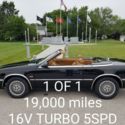 1990 Chrysler TC Maserati Convertible Black FWD Manual BY MASERATI