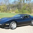 1990 CORVETTE ZR1 BLACK/BLACK 6 SPEED MANUAL 12K ORIGINAL MILES MINT EXAMPLE