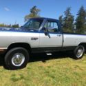 1990 Dodge Cummins turbo diesel 1st gen 1 ton W-350 4x4 1 owner truck like W250