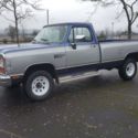 1990 Dodge power Ram D 250 4x4 Standard Cab Automatic 5.9 360 v8