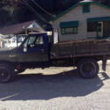 1990 Dodge Power Ram W350 4x4 360 Gas 4 spd Manual Steel Flat Bed Dana 60s