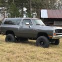 1990 Dodge Ramcharger 4x4 with 12.V cummins swap