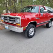 1990 dodge ramcharger LE 4x4 more pictures in item description no reserved