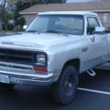 1990 Dodge W250 Power Ram 5.9L 360 Engine 4x4 Sweptline 4wd