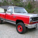 1990 Dodge W350 1 Ton 4X4 Pick Up RESTORED Must See