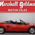 1990 FERRARI MONDIAL T CABRIOLET RED/BLACK 5 SPEED FRESH SERVICE 15500 MILES