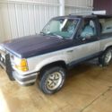 1990 FORD BRONCO II XLT 4WD 121492 Miles TWILIGHT BLUE/SILVER METALLIC SUV  5-SP