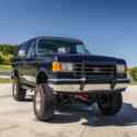 1990 Ford Bronco SUV Blue 4WD Manual U100