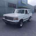 1990 Ford Bronco SUV White 4WD Automatic U100