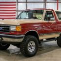 1990 Ford Bronco XLT 24874 Miles Burgundy SUV 5.8L V8 4-Speed Automatic