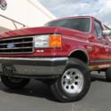 1990 Ford Bronco XLT 77423 Miles Cabernet SUV 4.9L EFI I6 Engine Automatic