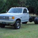 1990 Ford Diesel F450 Super Duty 7.3 Liter Chassis Truck LOW MILES